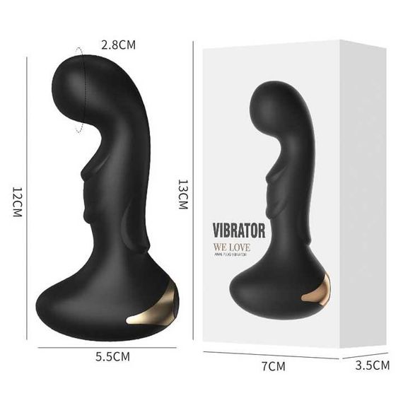 Анальная пробка-массажер простаты с вибрацией LILO USB | Зображення 2