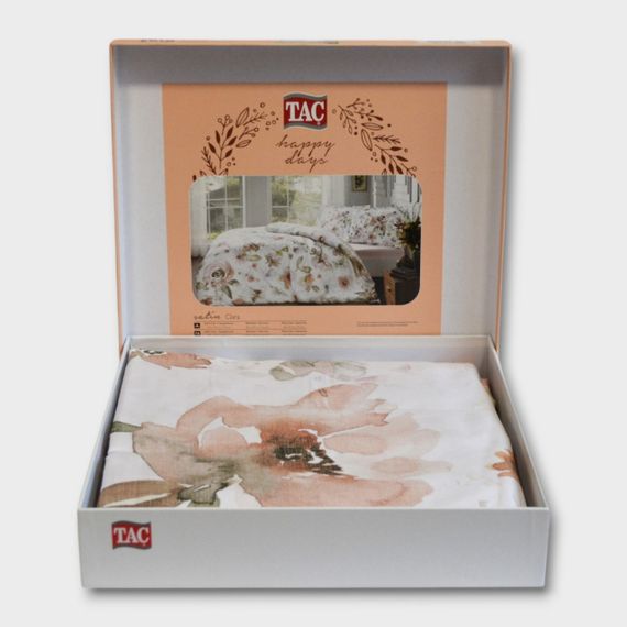 Постельное белье TAC Satin 200×220 см Clara | Зображення 1