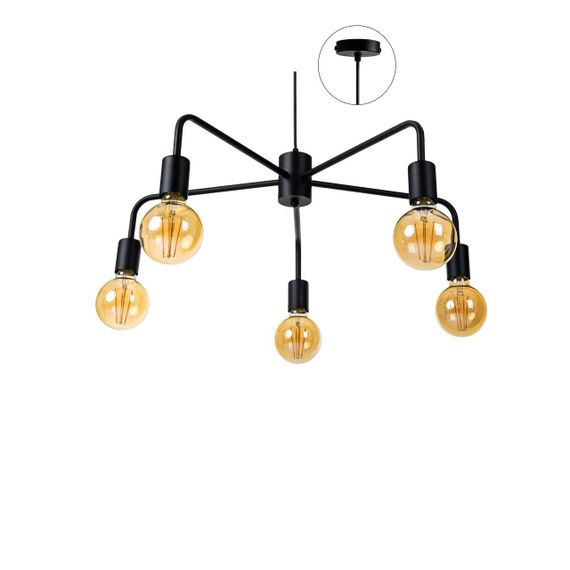 Люстра (світильник підвісний) Star P 5 660340 Чорний, Atmolight | Зображення 1