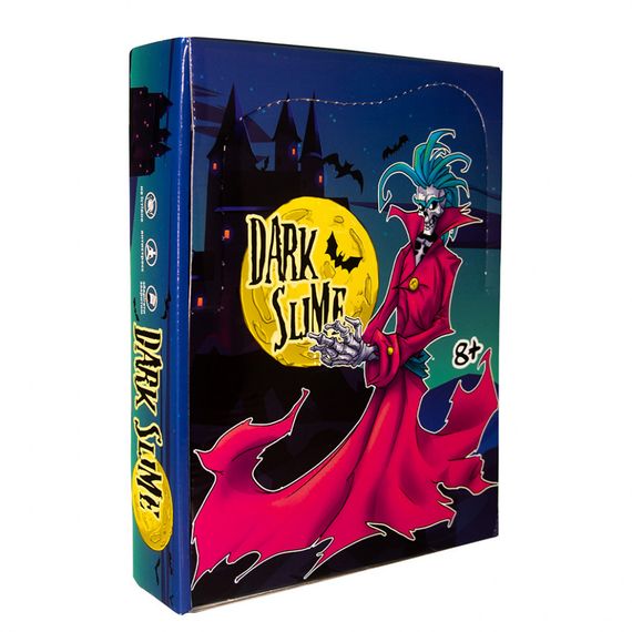 Слайм "Dark slime - с декором" 71829 (укр.) - 0,100 кг | Зображення 1