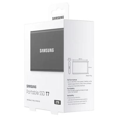 Накопитель SSD USB 3.2 2TB T7 Samsung (MU-PC2T0T/WW) (MU-PC2T0T/WW) | Зображення 9