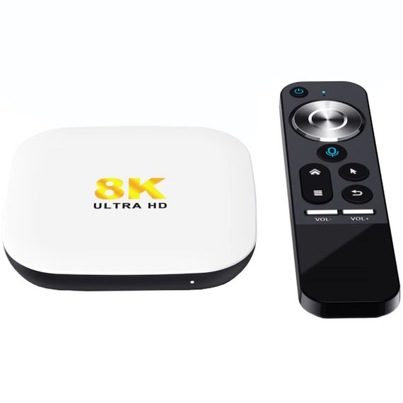 TV Медіаплеєр H96 MAX M2 2/16Gb/ Rockchip RK3528/ Android 13/ WiFi 2.4G+5G/BT 5.1/ білий | Зображення 4
