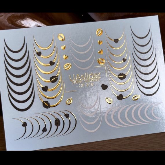 Фольгированый слайдер UAslider CF 216 на водяной основе (7x10см)