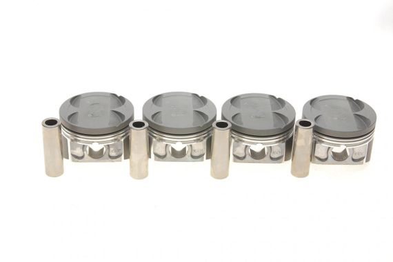 Поршень Dacia Duster Logan Sandero Renault Clio Kangoo 1.6 16V 98- 80.50mm +1.00mm  к-кт 4 шт  PX-REN-4A-3841-100-C