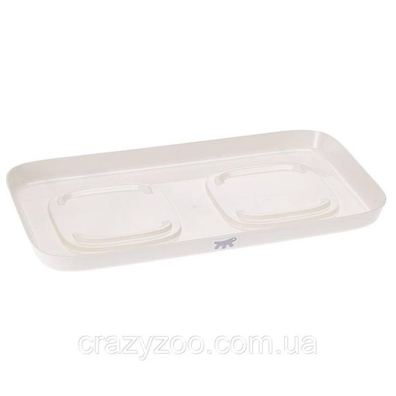 Миски на підставці для собак та котів Ferplast Glam Tray Extra Small пластикові сірі 40x23x4.5 см 400 мл 71908321 | Зображення 9