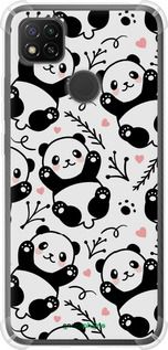 Чохол на Xiaomi Redmi 9C Панди "4318sp-2035-2448"