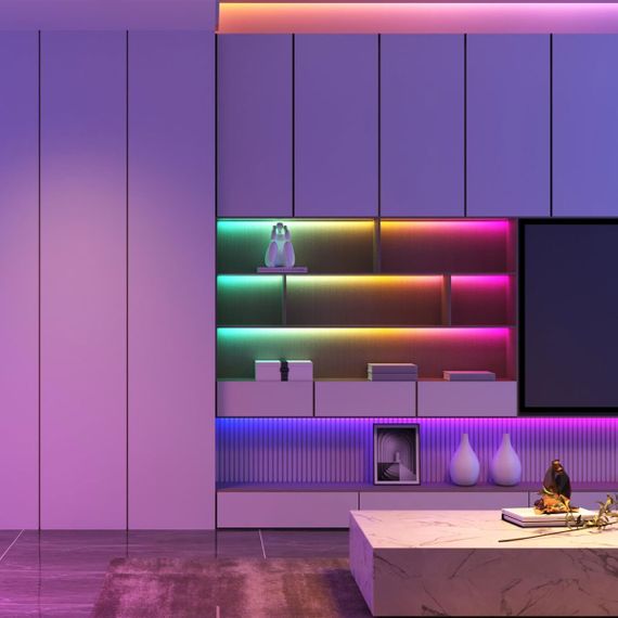 Стрічка світлодіодна Govee  розумна H619С RGBIC Basic Wi-Fi + Bluetooth LED Strip Light With Protective Coating 10м Білий (H619C3D1) | Зображення 3