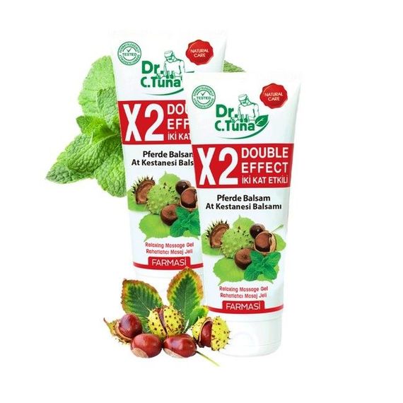 Массажный гель с экстрактом конского каштана "Двойной эффект" Farmasi 250 мл | Зображення 4