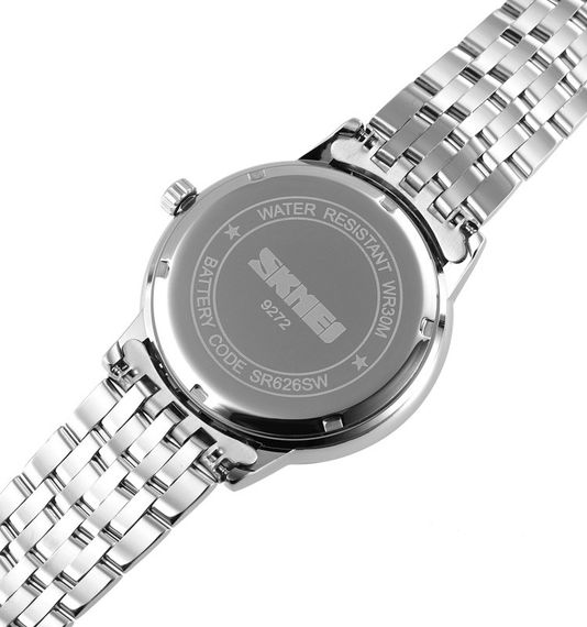 Skmei 9272SISI-B Silver-Silver Men | Зображення 4