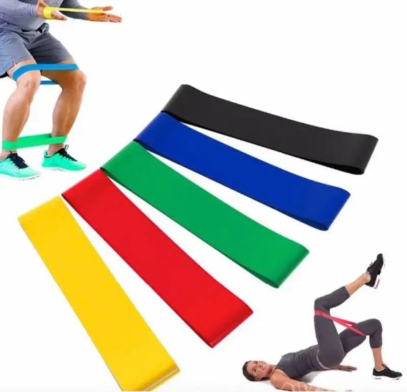 Гумки для фітнесу Loop Bands 5 штук із чохлом у комплекті | Зображення 4