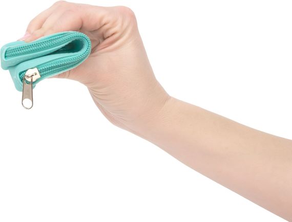 Сумка для зберігання секс-іграшок PowerBullet - Silicone Storage Zippered Bag Teal | Зображення 2