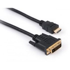 Кабель мультимедійний HDMI to DVI 24+1 3.0m Vinga (VCPHDMIDVI3) (VCPHDMIDVI3)