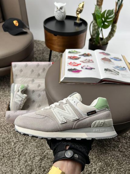 Жіночі кросівки 574 Grey White Lime 40 | Зображення 4