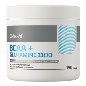 Аминокислотный комплекс Ostrovit BCAA + Glutamine 1100 мг 150 капсул