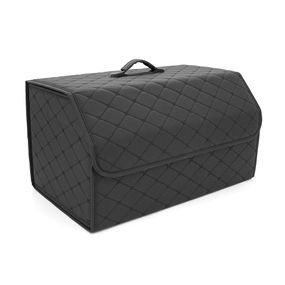 Складной кожаный автомобильный органайзер 540x320x300,Black