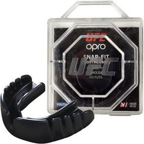 Капа боксерська OPRO Junior Snap-Fit UFC Hologram Black (art.002263001)
