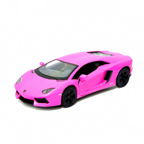 Машинка Lamborghini Kinsmart KT5370W инерционная, 1:36 Pink