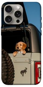 Чохол з картинкою Dog in the car для Apple iPhone 15 Pro Max (6.7")