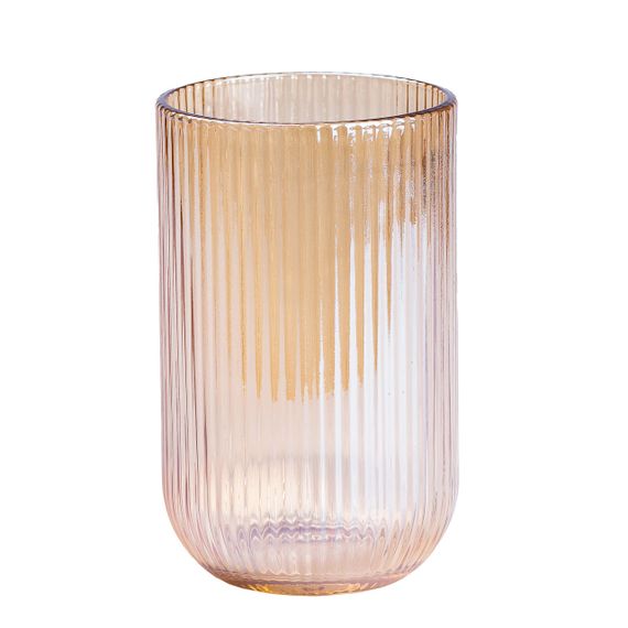 Набор стеклянный кувшин и 6 стаканов  янтарный HP541 | Зображення 1