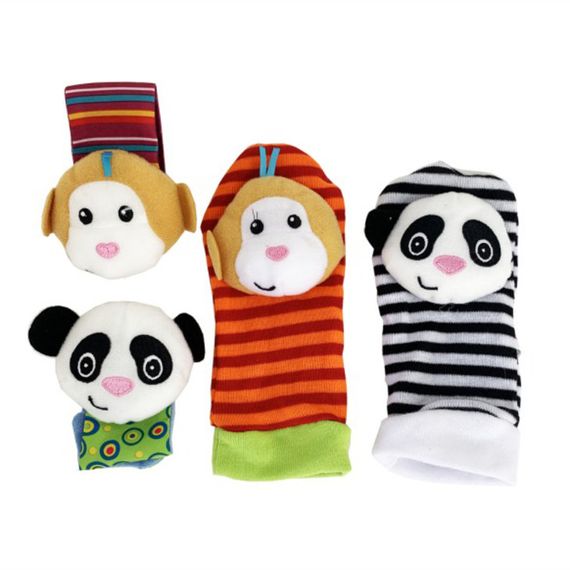 Детский набор: носки и браслетики "Обезьяна и панда" MGZ-1208