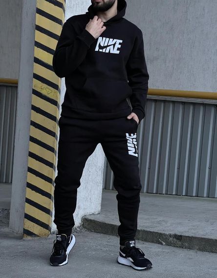 Чоловічий спортивний костюм Nike чорний | Зображення 2