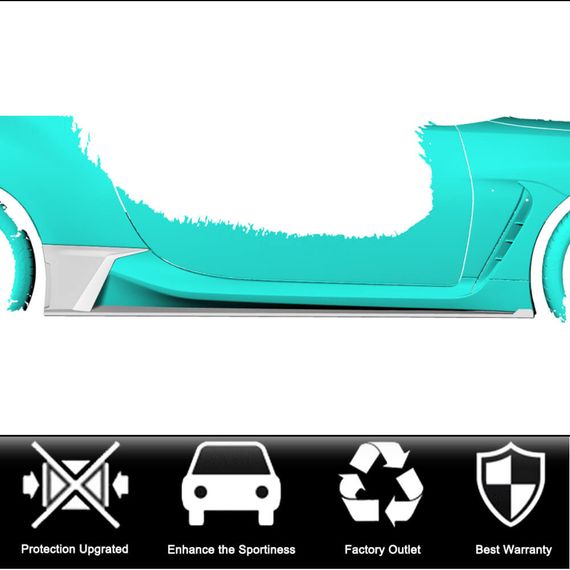 Боковые Пороги V2 (Карбон) для Subaru BRZ 2021- гг | Зображення 1