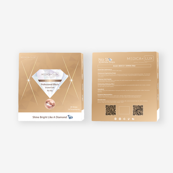 Відбілювальні смужки MEDICA+ 3DWhite Strips | Зображення 1