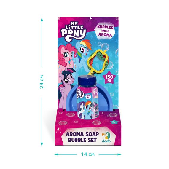 Ароматические мыльные пузыри "My Little Pony" 200735 объем 150 мл, 3 палочки | Зображення 1