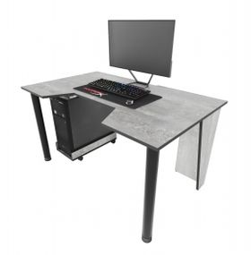 Стол геймерский ZEUS GAMER-2 бетончерный