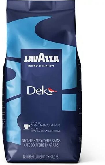 Кофе в зернах Lavazza Decaffeinato 500г Италия Лавацца Оригинал без кофеина