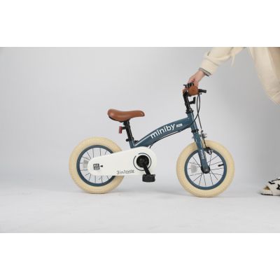 Детский велосипед QPlay Miniby 3 в1, біговел 12&quot;, Grey-Blue (CB02MiniBy12Grey-Blue) | Зображення 5