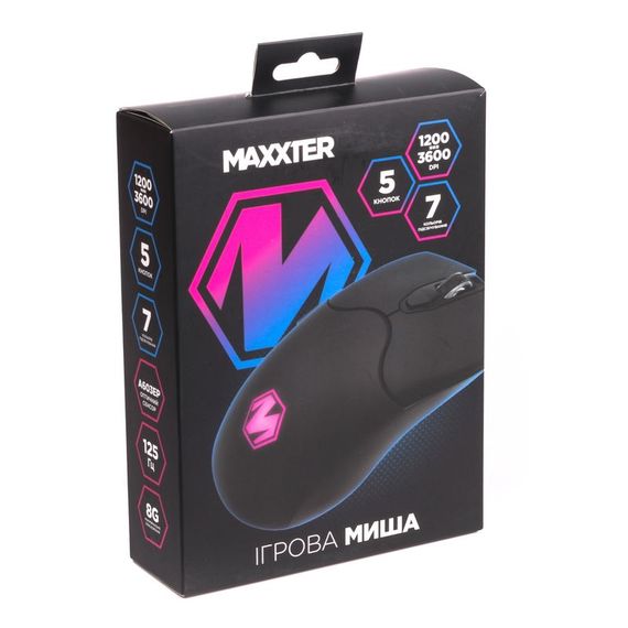 Миша дротова ігрова Maxxter McG-6B-I603 | Зображення 4
