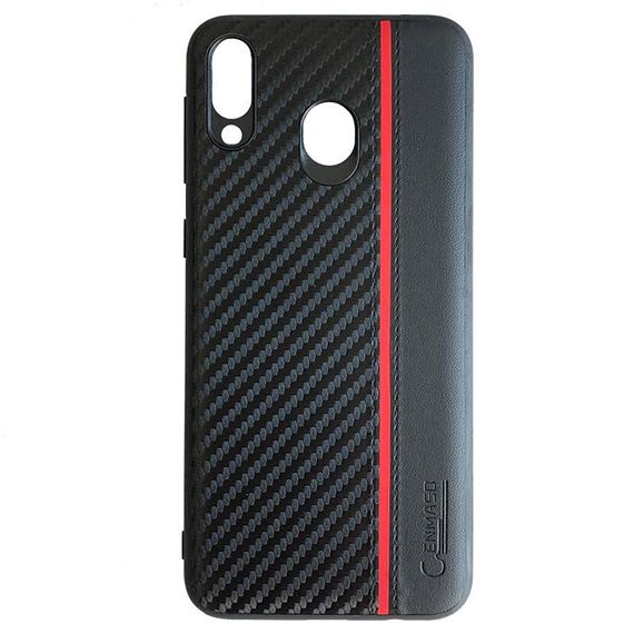 Чохол накладка Primo Cenmaso для Samsung Galaxy M20 2019 ( SM-M205 ) - Black&Red | Зображення 2