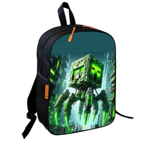 Рюкзак школьный детский Майнкрафт Крипер "Minecraft" 36х27 см для мальчика (01039)