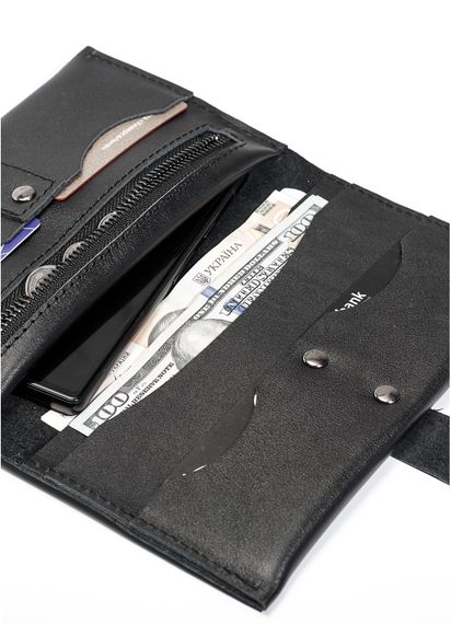 Жіночий гаманець Sambag MSH чорний 20 x 10 см (31211101) | Зображення 1