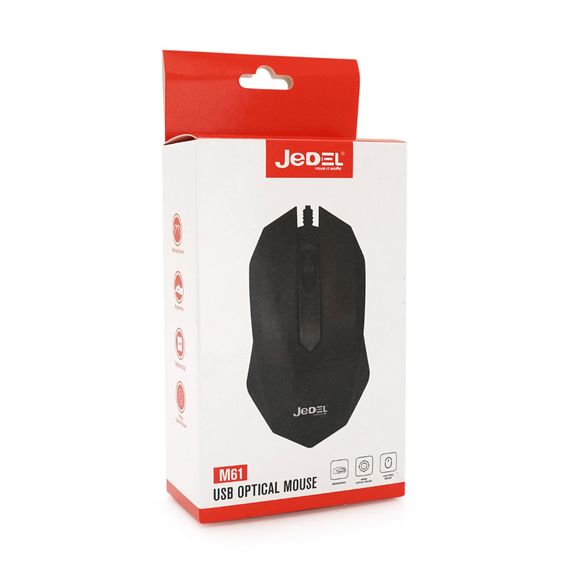 Миша провідна JEDEL M61, 1000DPI, Q100 | Зображення 1