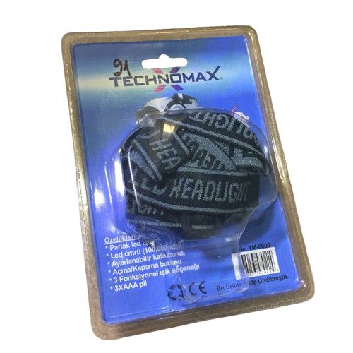 Ліхтар налобний Technomax TM-8000 9362 3 Вт синій | Зображення 1