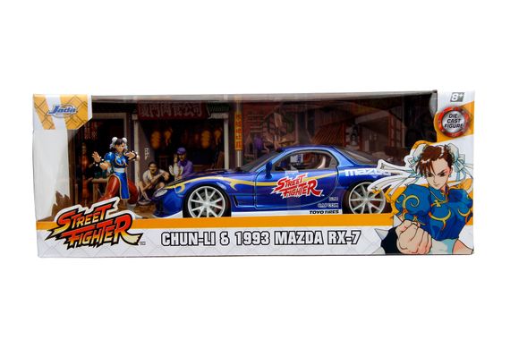 Игровая металлическая машинка Street fighter Мазда RX-7 с Чан-ли | Зображення 8
