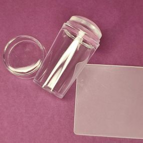 Силіконовий міні-штамп для стемпінга (прозорий)