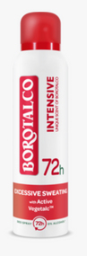 BOROTALCO Intensive Excessive Sweating Інтенсивний антиперспірант від надмірного потовиділення Спрей, 72 год 150 мл
