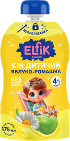 Дитячий сік Elfik Magic Яблуко-ромашка 175 мл х 12 шт