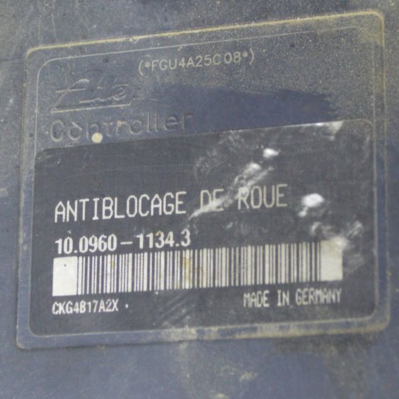 Блок ABS Peugeot 206 блок управління АБС Пежо 9650222880 10.0960-1134.3 | Зображення 4
