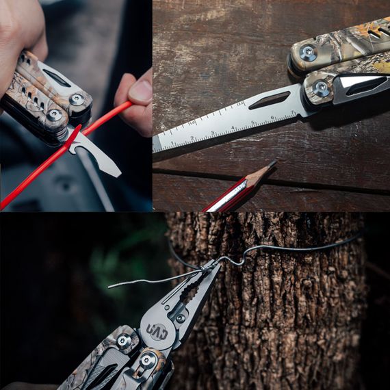 Мультитул професійний UAD ForestPro 19 інструментів Камуфляж 420/440 | Зображення 7