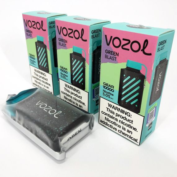VOZOL 10000 смак Зелене Яблуко Ківі (Green Blast) (ws57893-4) | Зображення 1