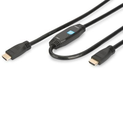 Кабель мультимедийный HDMI M to HDMI M 30.0m Digitus (AK-330105-300-S)