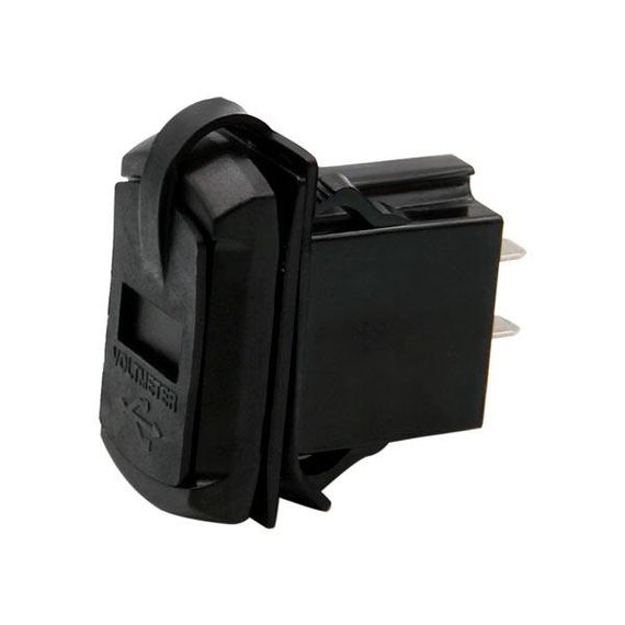 Зарядний пристрій вольтметр для авто 12/24В 4.2A з двома USB-портами, дисплеєм напруги, водонепроникний в штатне місце | Зображення 2