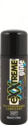 Універсальний лубрикант на силіконовій основі з оліями HOT eXXtreme Glide, 50 мл sexstyle
