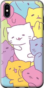 Чехол на iPhone XS Max Котики "2534u-1557-17620"