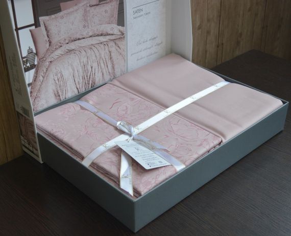 Постільна білизна First Choice Cotton Satin 160x220 см семейный Advina Powder | Зображення 3