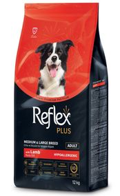 Сухий корм з ягнятком для собак середніх і великих порід Reflex Plus Adult Medium & Large Breeds Lamb & Rice, 12 кг